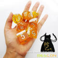 Bescon Oversized Beer Dice Set, Novelty 7pcs BeerDice Polyhedral D&D DND Dice Set of 7pcs; Jumbo Oktoberfest Set